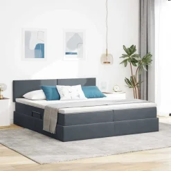 vidaXL Lit de Rangement avec matelas 90 x 200 cm