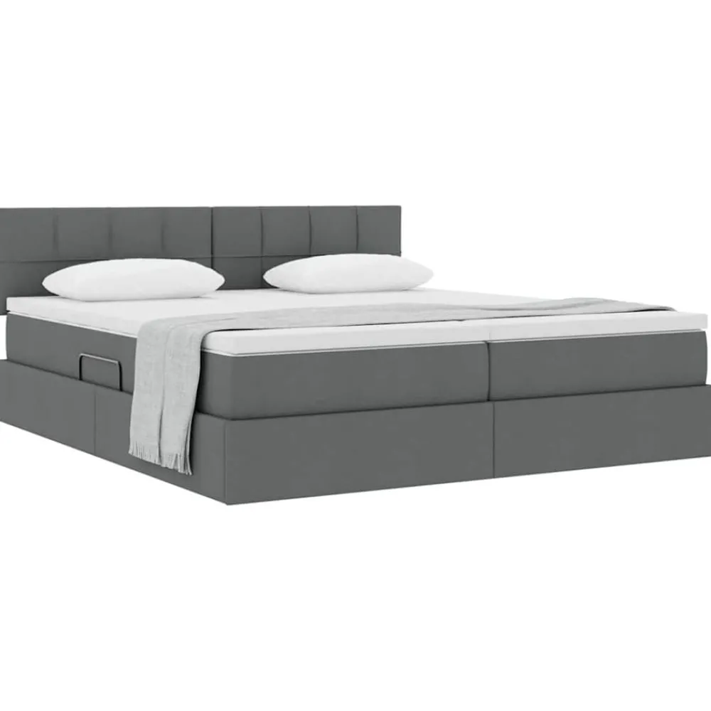 vidaXL Lit de Rangement 180 x 200 cm Cuir synthétique