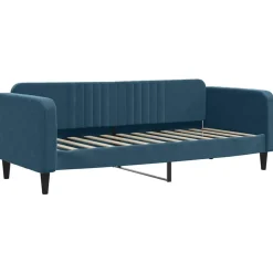 Lits & Accessoires-vidaXL Lit de repos sans matelas 80x200 cm velours Bleu