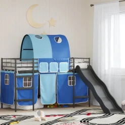 vidaXL Lit mezzanine pour enfants 75 x 190 cm Métал