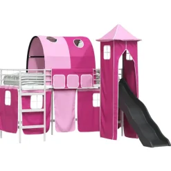 vidaXL Lit mezzanine pour enfants 75 x 190 cm Métал