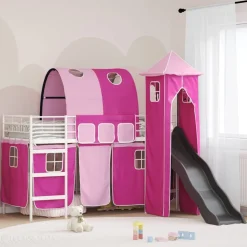 vidaXL Lit mezzanine pour enfants 75 x 190 cm Métал