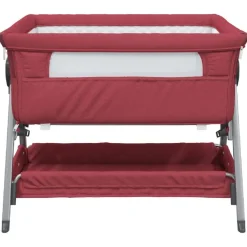 vidaXL Lit pour bébé avec matelas Tissu de lin