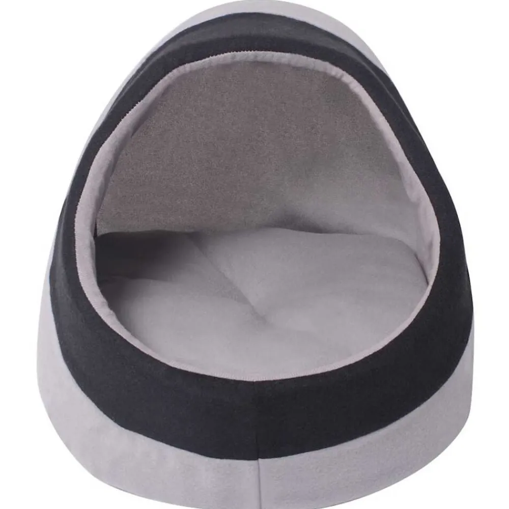 vidaXL Lit pour chats Gris et noir M