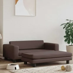 Articles Pour Animaux De Compagnie-vidaXL Lit pour chien avec extension 100x50x30 cm similicuir Marron
