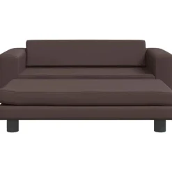 Articles Pour Animaux De Compagnie-vidaXL Lit pour chien avec extension 100x50x30 cm similicuir Marron