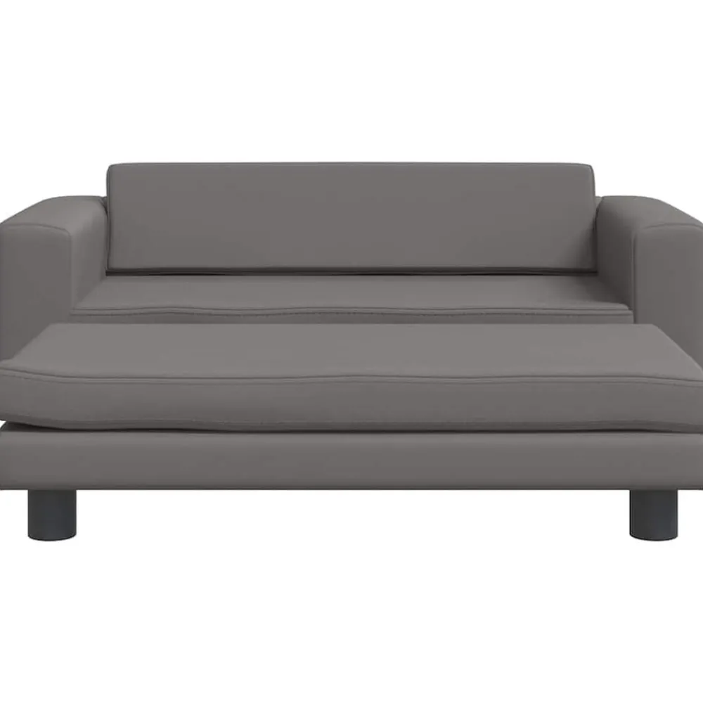 vidaXL Lit pour chien avec extension 100x50x30 cm similicuir