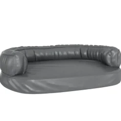 vidaXL Lit pour chien ergonomique Mousse 75x53 cm Similicuir