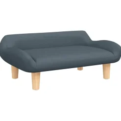 Articles Pour Animaux De Compagnie-vidaXL Lit pour chien 70x40x24 cm tissu Gris foncé