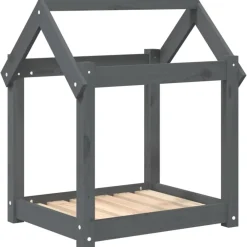 vidaXL Lit pour chien 61x50x70 cm Bois de pin solide