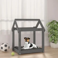 vidaXL Lit pour chien 61x50x70 cm Bois de pin solide
