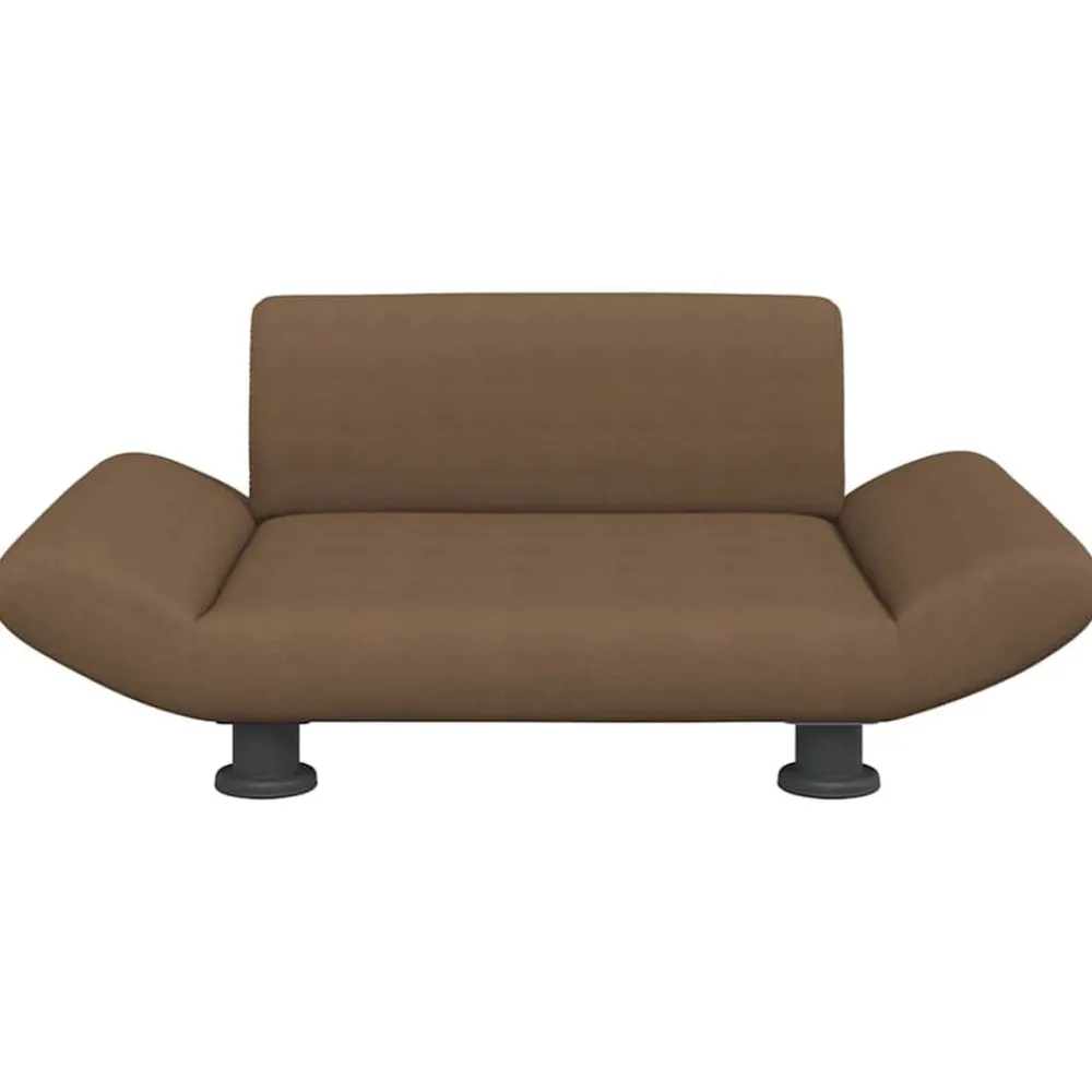 Articles Pour Animaux De Compagnie-vidaXL Lit pour chien 70x45x28 cm tissu Marron