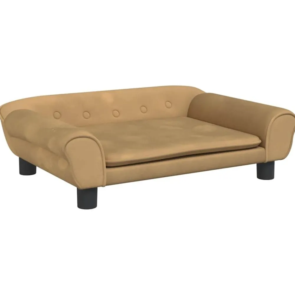 vidaXL Lit pour chien 70x48x22 cm velours