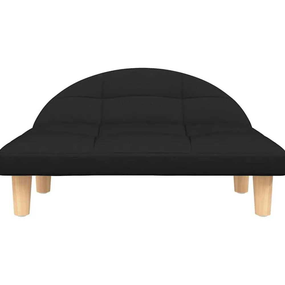Articles Pour Animaux De Compagnie-vidaXL Lit pour chien 70x52x30 cm tissu Noir