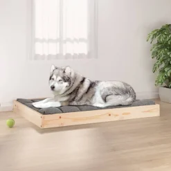 vidaXL Lit pour chien 101,5x74x9 cm Bois de pin solide