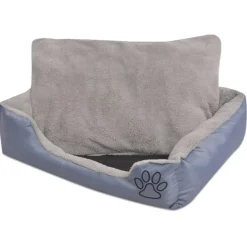 vidaXL Lit pour chiens avec coussin rembourré Taille S