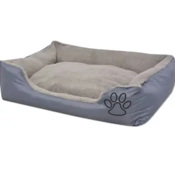 vidaXL Lit pour chiens avec coussin rembourré Taille S