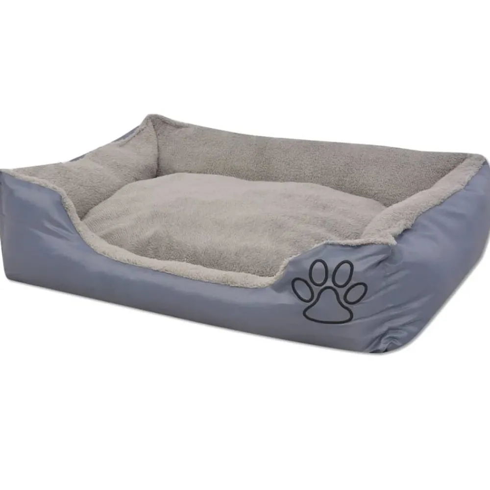 vidaXL Lit pour chiens avec coussin rembourré Taille S