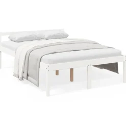 vidaXL Lit pour personne âgée sans matelas 140x190 cm bois pin massif
