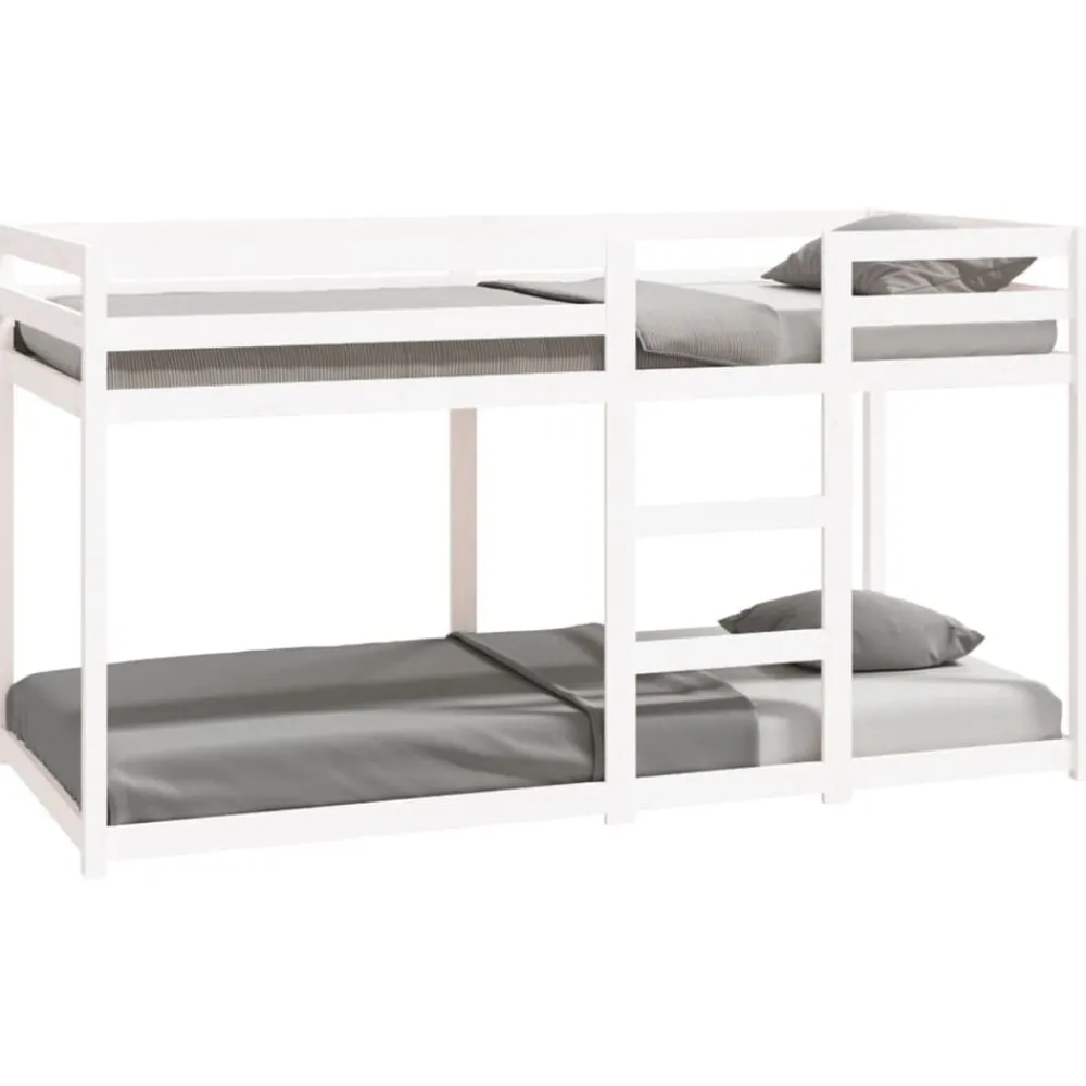 vidaXL Lit superposé sans matelas 90x200 cm bois de pin massif