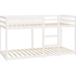 vidaXL Lit superposé sans matelas 90x200 cm bois de pin massif