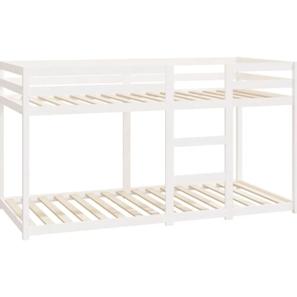 vidaXL Lit superposé sans matelas 90x200 cm bois de pin massif