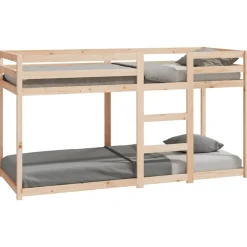 vidaXL Lit superposé sans matelas 80x200 cm bois de pin massif