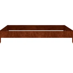 vidaXL Lit surélevé de jardin 100x100x18,5 cm acier corten