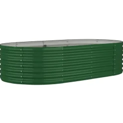 vidaXL Lit surélevé de jardin Acier galvanisé 152x80x36 cm