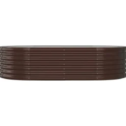 vidaXL Lit surélevé de jardin Acier galvanisé