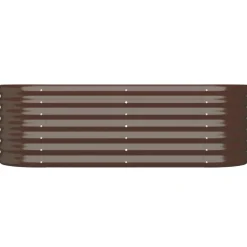 vidaXL Lit surélevé de jardin Acier galvanisé