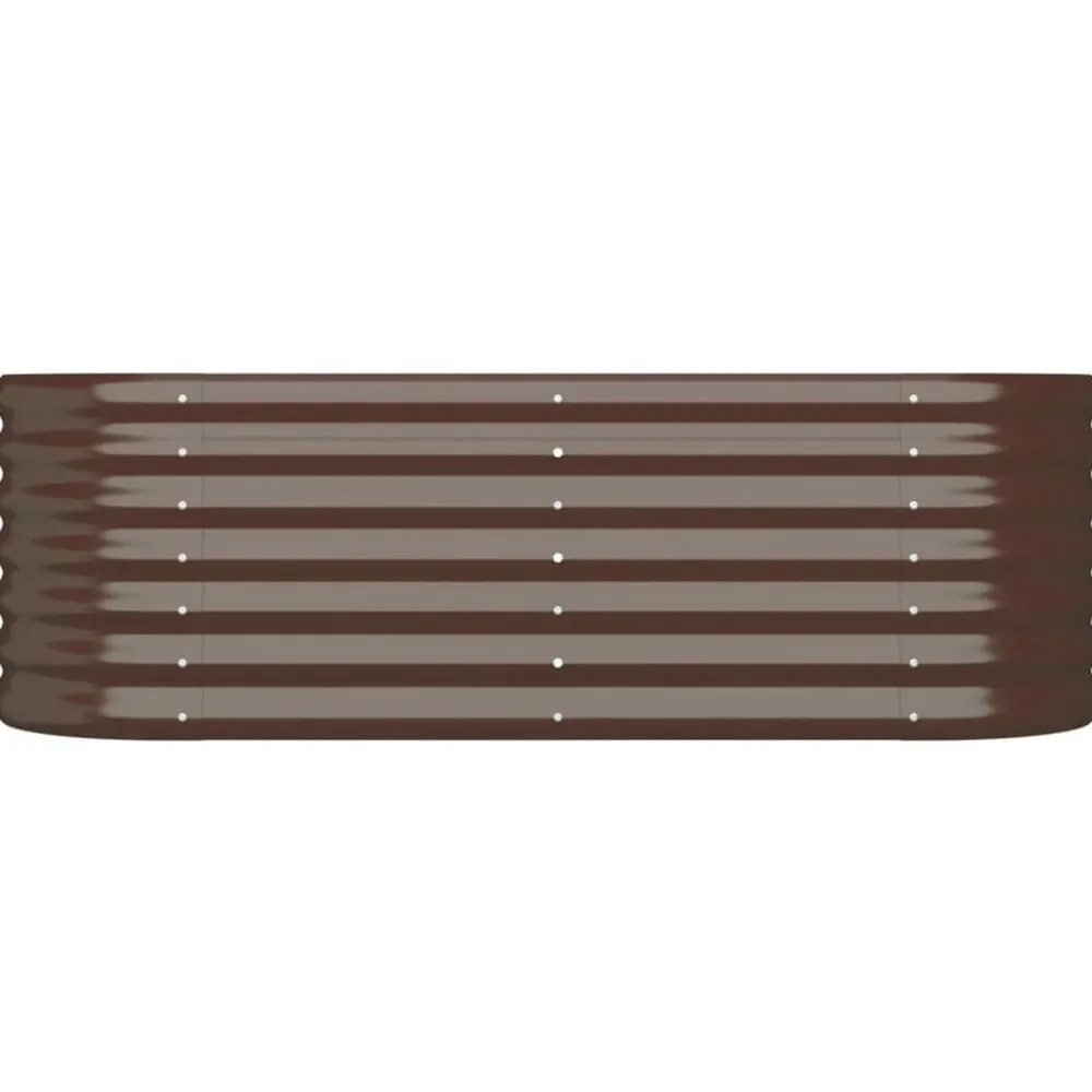 vidaXL Lit surélevé de jardin Acier galvanisé