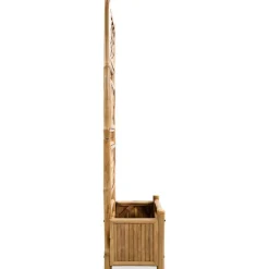 Pelouses & Jardins-vidaXL Lit surélevé de jardin avec treillis Bambou 40 cm
