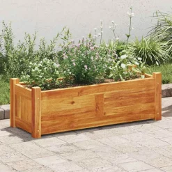Pelouses & Jardins-vidaXL Lit surélevé de jardin Bois d'acacia 76x27,6x25 cm
