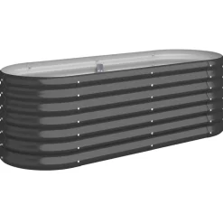 vidaXL Lit surélevé de jardin Acier galvanisé