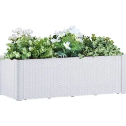 vidaXL Lit surélevé de jardin et système d'arrosage 100x43x33 cm