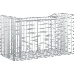 Clôtures & Barrières-vidaXL Lit surélevé gabion Argenté 50 x 100 x 60 cm Acier galvanisé