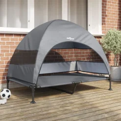 vidaXL Lit surélevé pour chien 127 x 81 x 108 cm