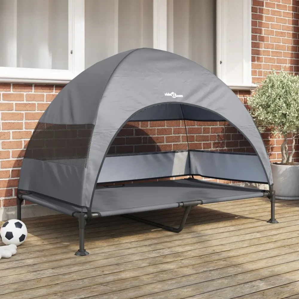 vidaXL Lit surélevé pour chien 127 x 81 x 108 cm