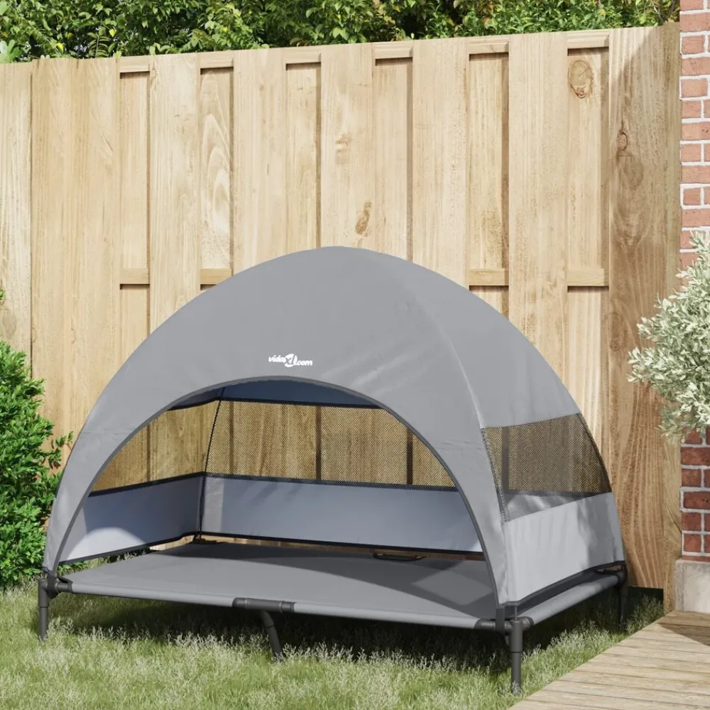 vidaXL Lit surélevé pour chien 127 x 81 x 108 cm