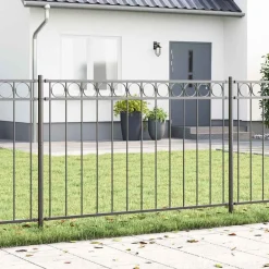 Clôtures & Barrières-vidaXL Élément de clôture Assen 170 x 130 cm Acier Gris