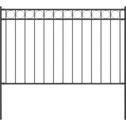 vidaXL Élément de clôture Assen 170 x 130 cm Acier