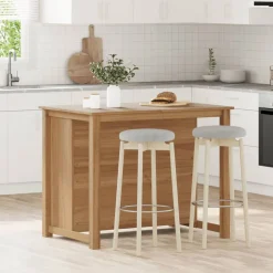 vidaXL Îlot de cuisine PANAMA 112x77x90 cm bois massif de pin