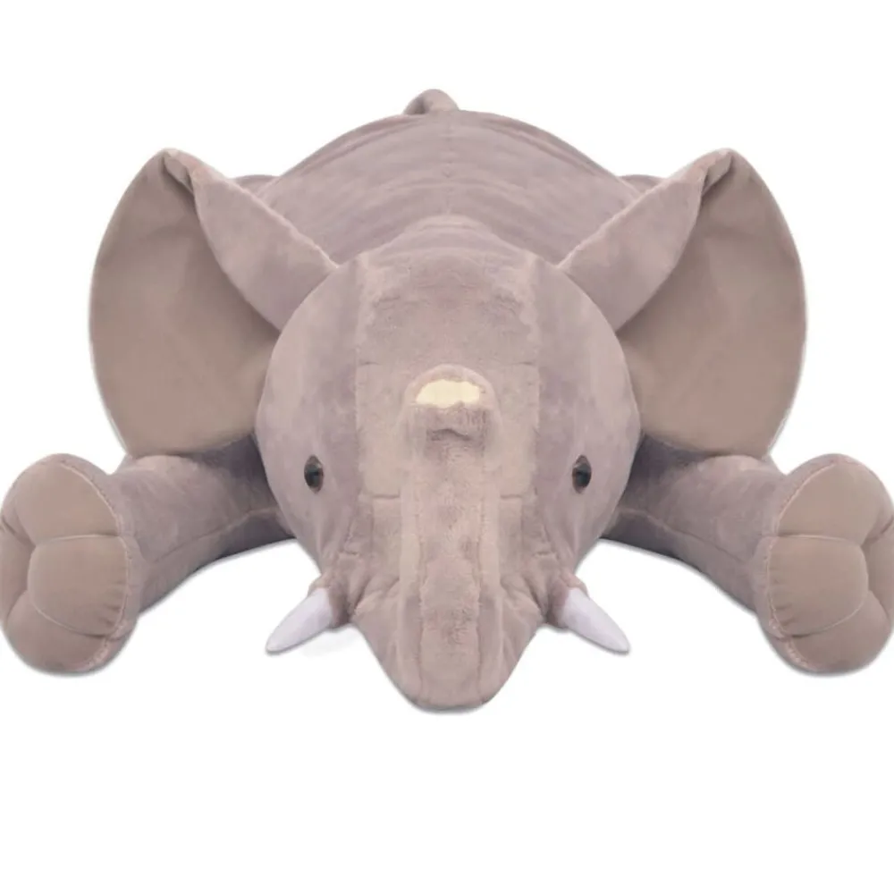 Jouets-vidaXL Éléphant jouet en peluche XXL 120 cm