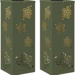 vidaXL Lumière de chemin LED solaire 2 pcs