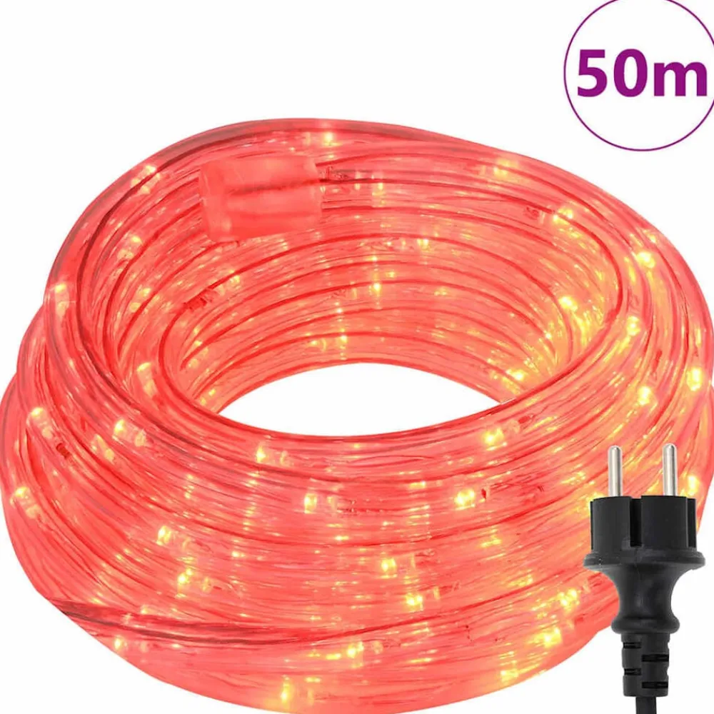 vidaXL Lumière en corde avec 1200 LED 50 m PVC