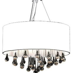 vidaXL Lustre avec 85 cristaux