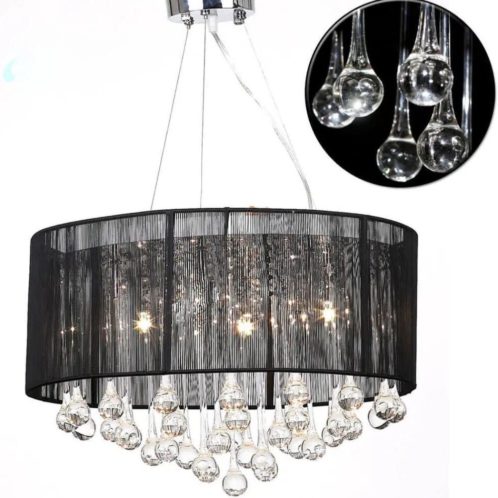 vidaXL Lustre avec 85 cristaux