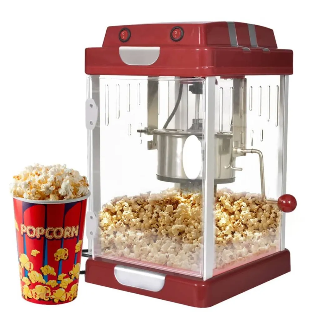 vidaXL Machine à pop-corn 2,5 oz
