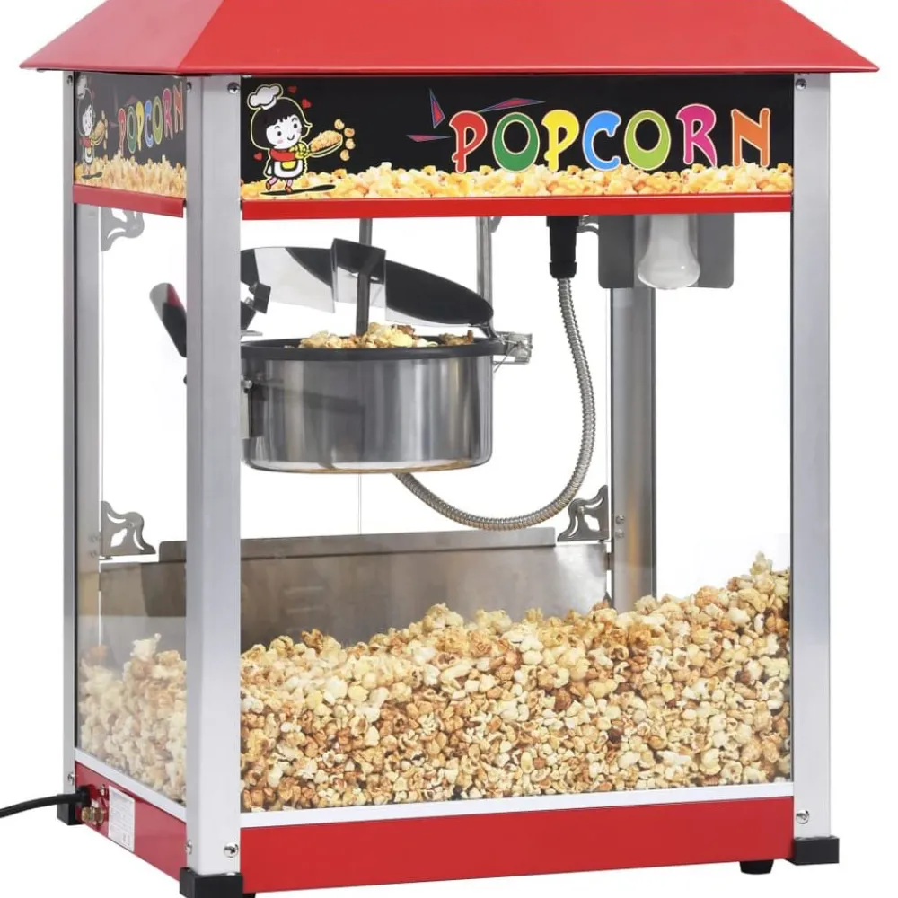 Arts De La Table & Arts Culinaires-vidaXL Machine à pop-corn avec pot de cuisson en téflon 1400 W